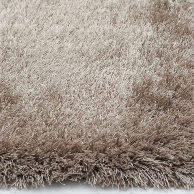 Chester 15 - hoogpolig vloerkleed in beige/bruin