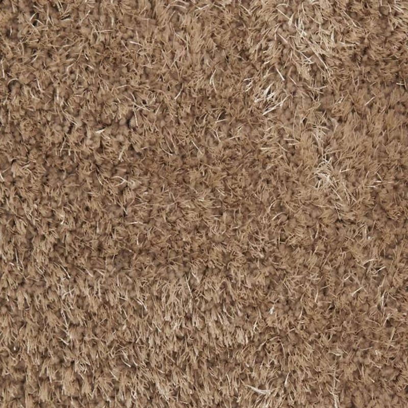 Ross 13 - Rond hoogpolig vloerkleed in beige kleurensamenstelling