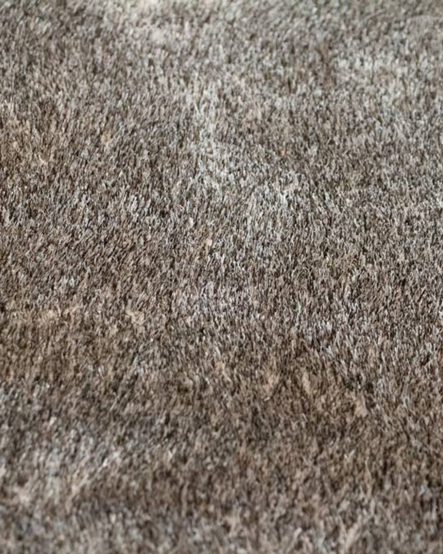 Ross 16 - Rond vloerkleed in beige/grijs