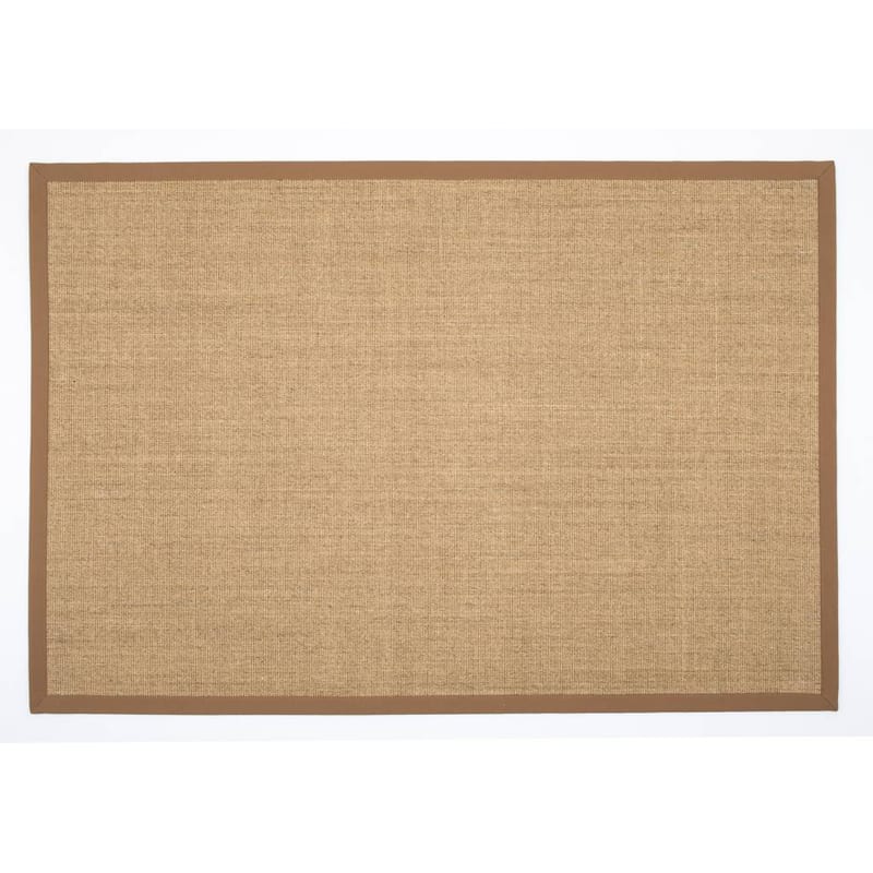 Premium 15 - Prachtig sisal vloerkleed in het Oranje/Bruin met bijpassende band