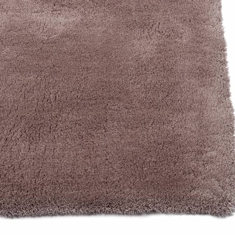 Sandro 15 - Modern hoogpolig vloerkleed in bruin/grijs