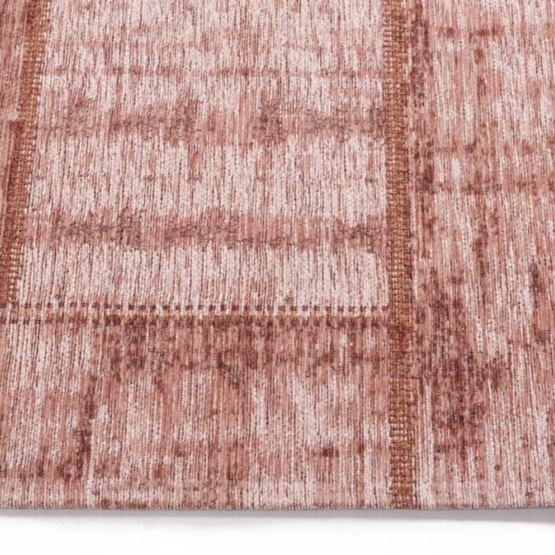 Enzo 44 - Vintage patchwork vloerkleed in Oudroze