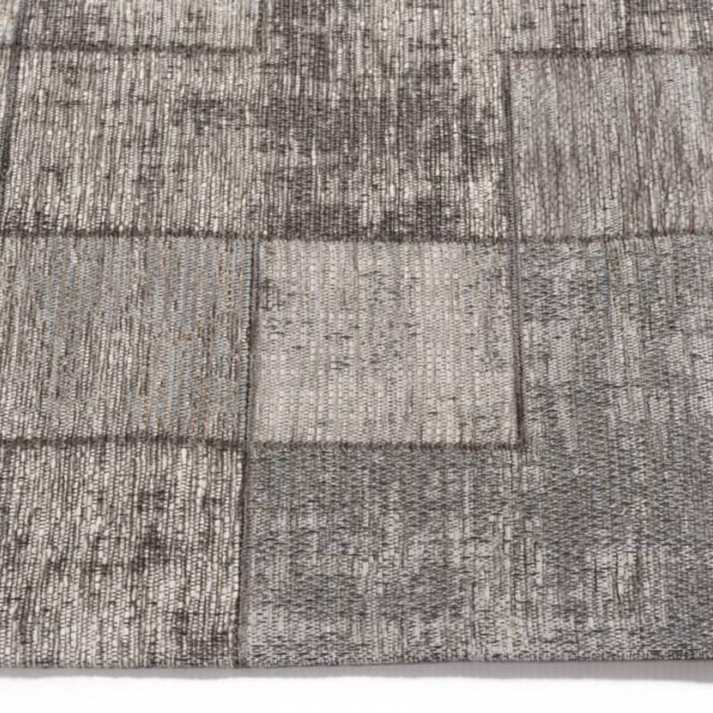 Gaia 23 - Vintage vloerkleed in Grijze kleurstelling