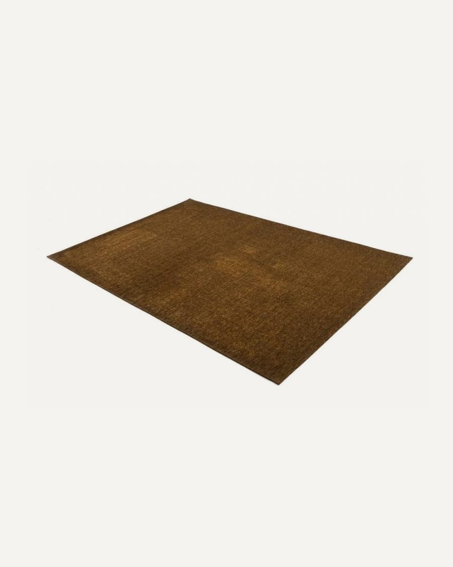 Mace 54 - Vintage vloerkleed in olijfgroene kleurstelling