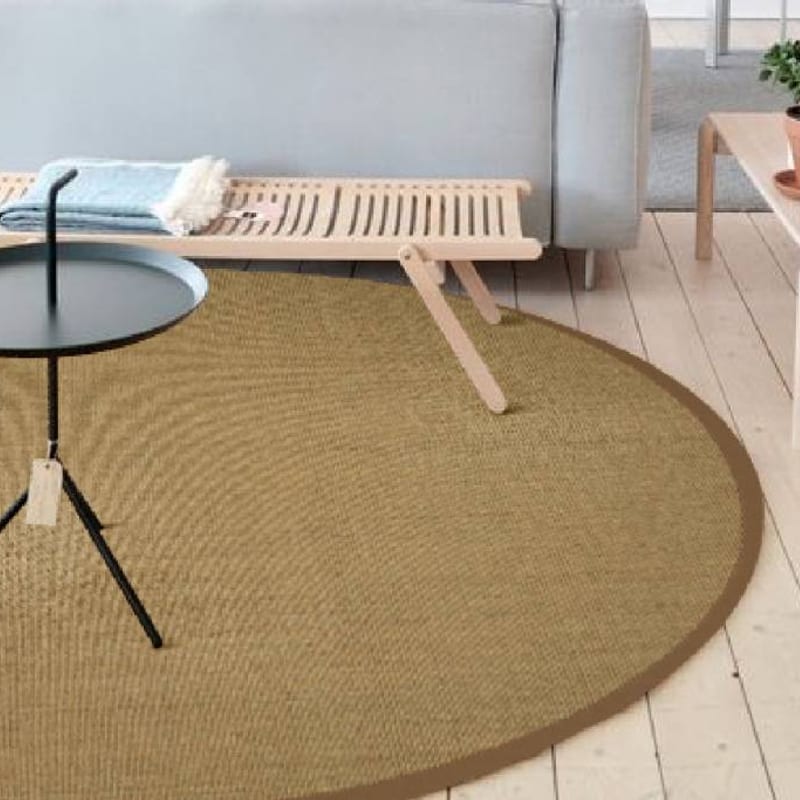 Premium 15 - Rond sisal vloerkleed met fijn geweven structuur
