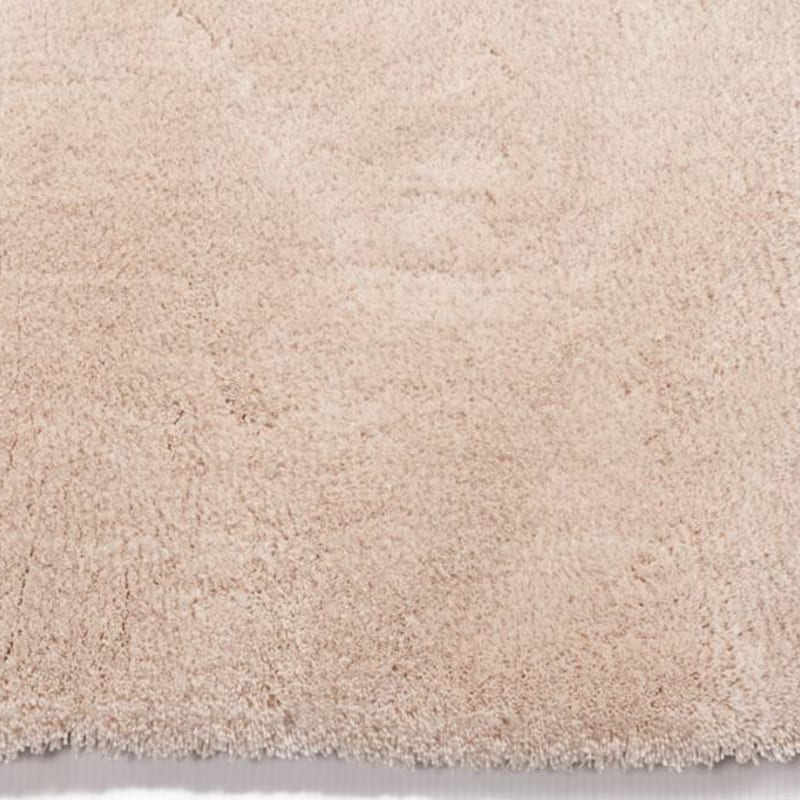 Sandro 11 - Hoogpolig vloerkleed in Ivory White