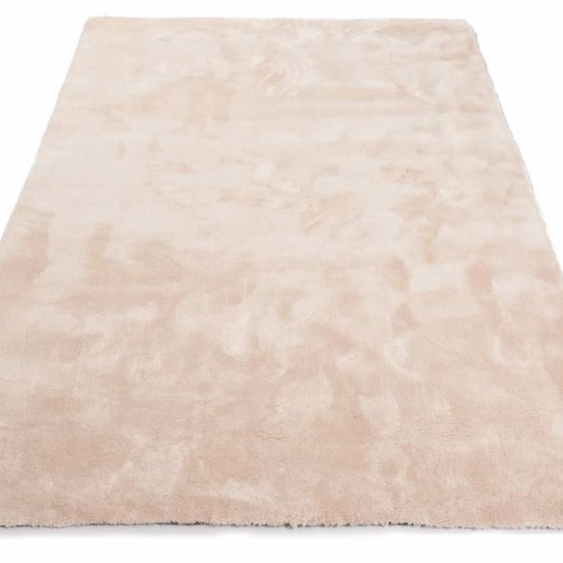 Sandro 11 - Hoogpolig vloerkleed in Ivory White