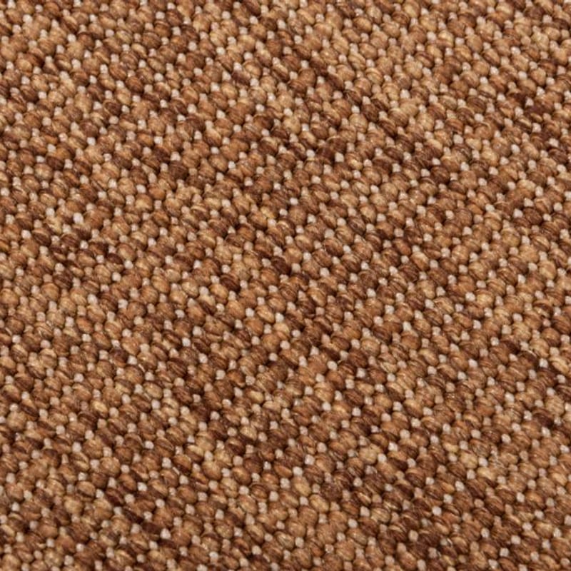 Sisal Outdoor 18 - Sisal vloerkleed voor buiten in donkerbruin met bruine band