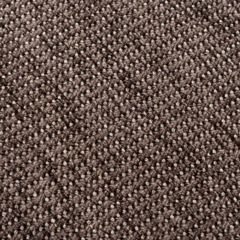 Sisal Outdoor 23 - Sisal vloerkleed voor buiten in antraciet/bruin met donkergrijze band