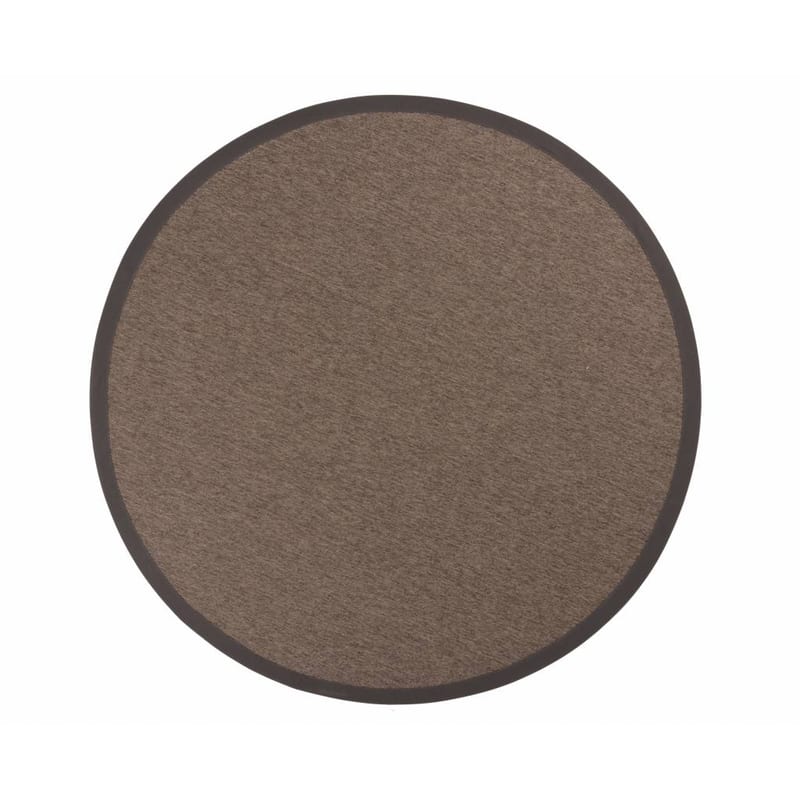 Sisal Outdoor 23 - Rond sisal vloerkleed voor buiten in gemêleerd antraciet/bruin