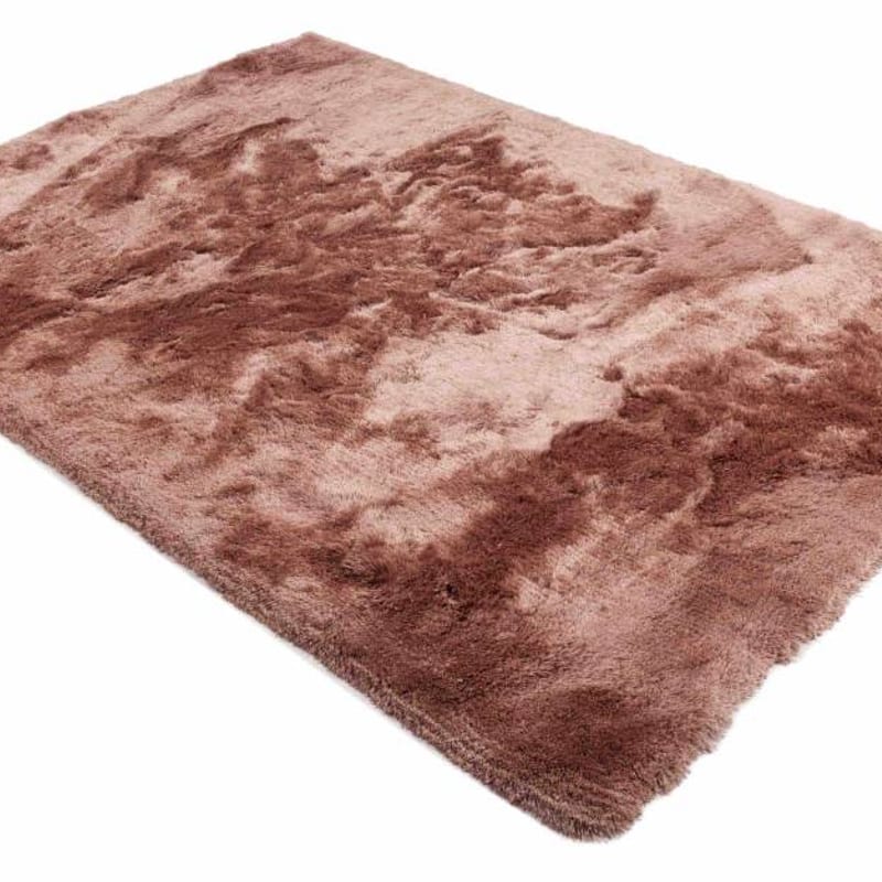 Noëlle Riche 42 - Hoogpolig vloerkleed in Oudroze