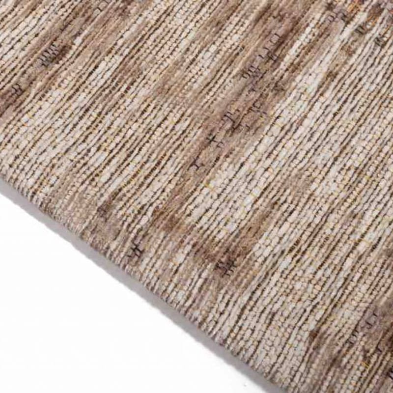 Enzo 12 - Vintage patchwork vloerkleed in Licht bruin