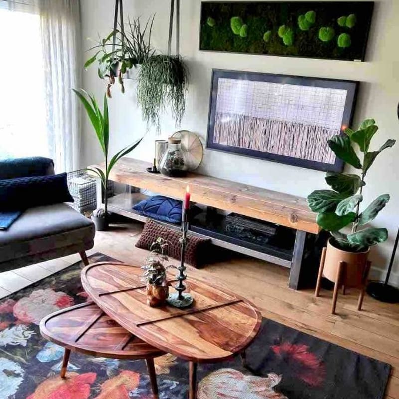 Viola - Design vloerkleed met Bloemenprint 