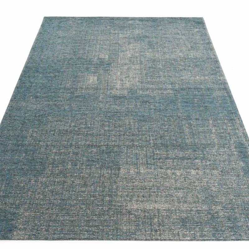 Mace 30 - Vintage vloerkleed in Turquoise kleurstelling