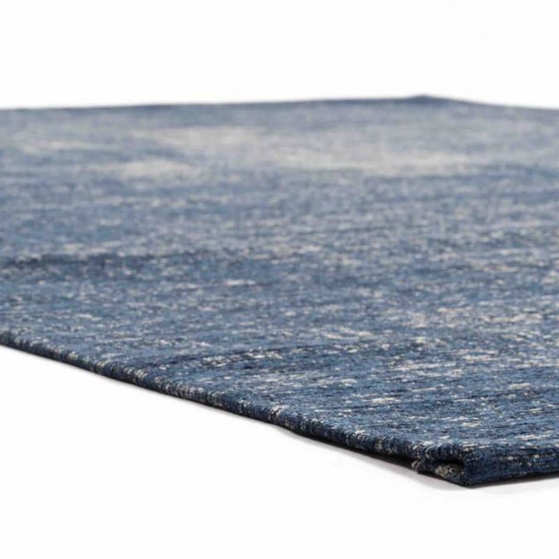 Mace 37 - Vintage vloerkleed in Donkerblauwe kleurstelling