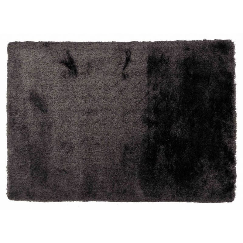 Noëlle Riche 24 - Hoogpolig vloerkleed in Diepzwart