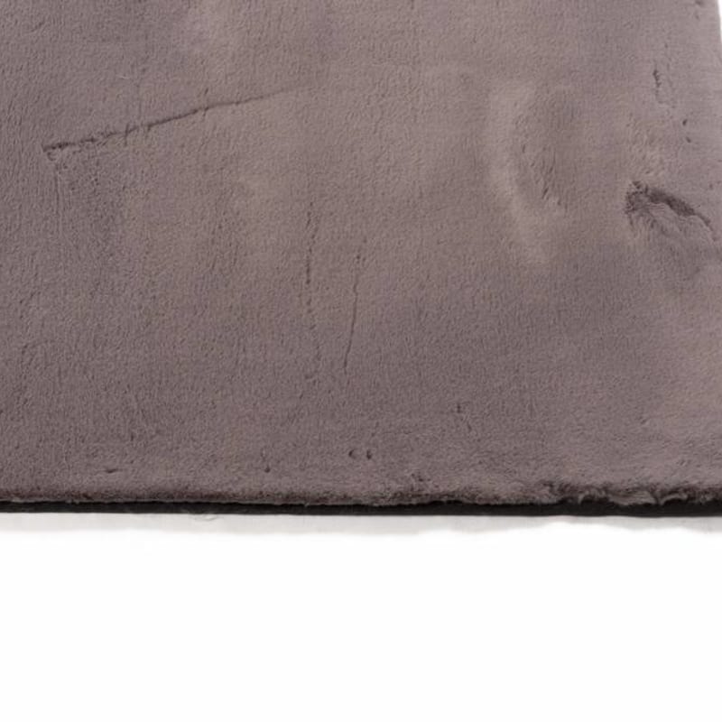 Fay Soft Dark Grey - zacht hoogpolig vloerkleed in donkergrijs