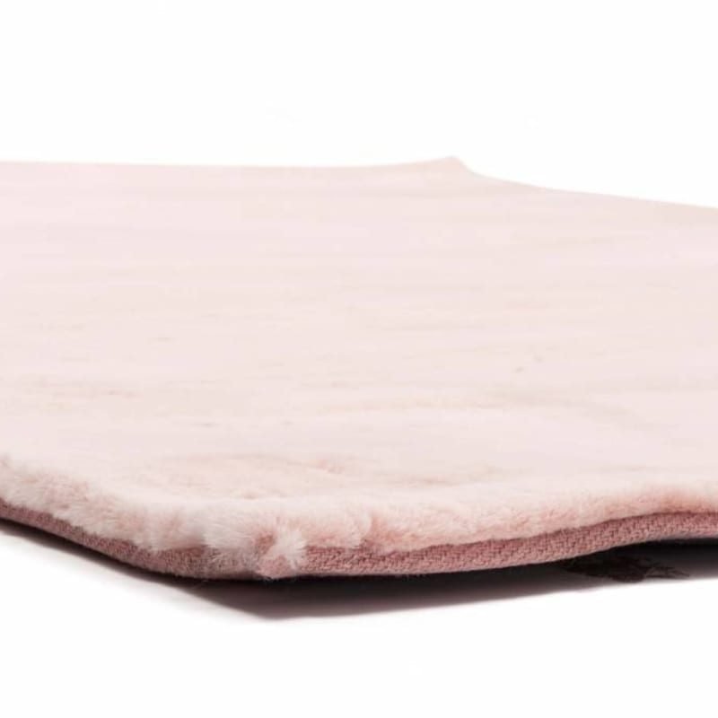 Fay Soft Pink - zacht hoogpolig vloerkleed in roze-