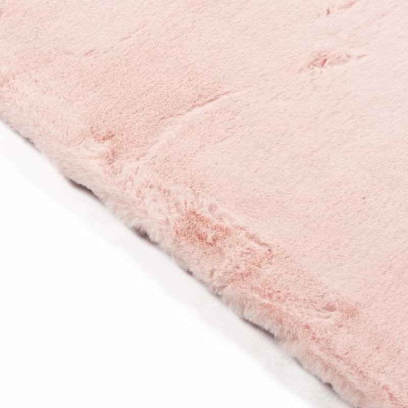 Fay Soft Pink - zacht hoogpolig vloerkleed in roze-