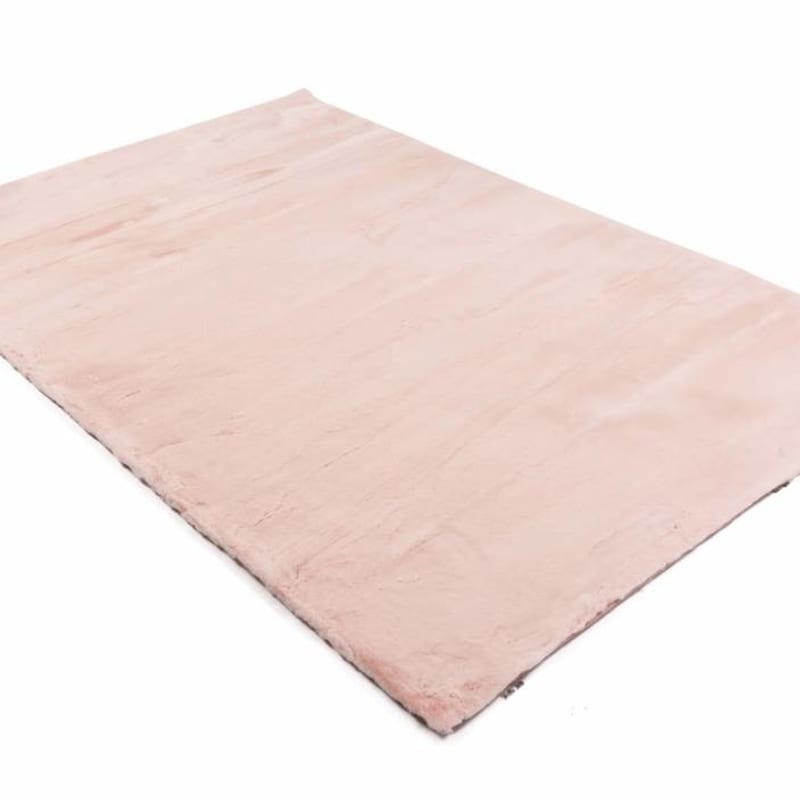 Fay Soft Pink - zacht hoogpolig vloerkleed in roze-