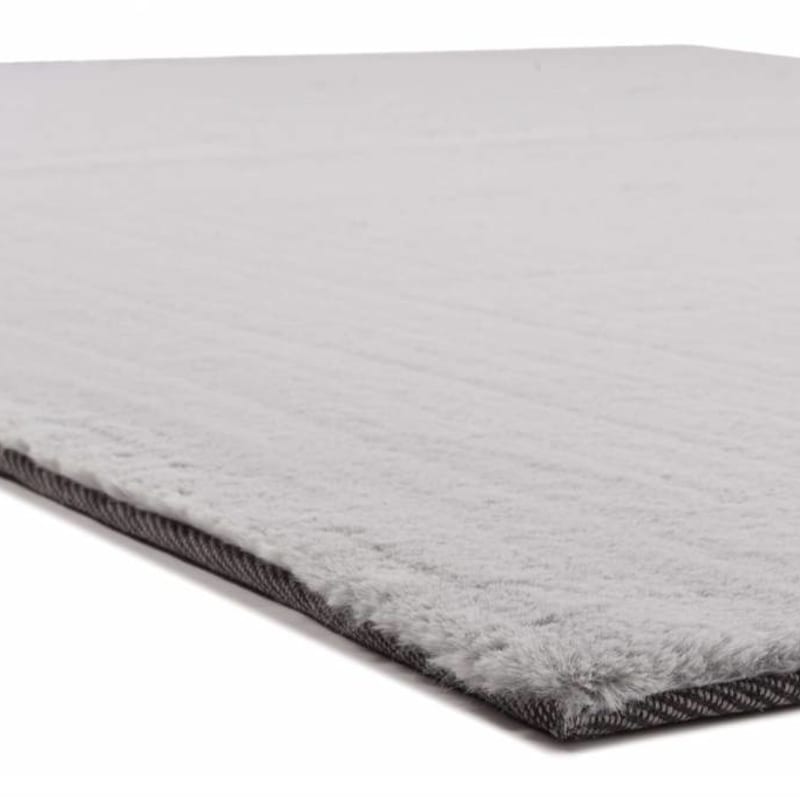 Fay Soft Grey 21 - zacht hoogpolig vloerkleed in grijs