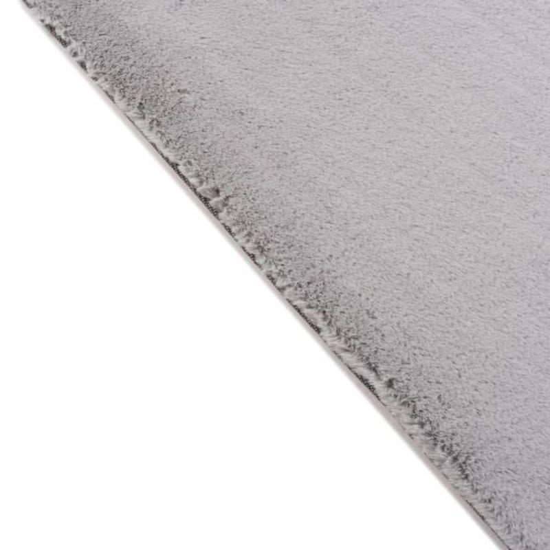 Fay Soft Grey 21 - zacht hoogpolig vloerkleed in grijs