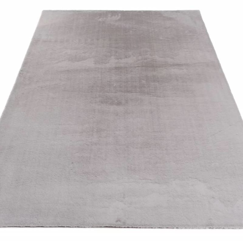 Fay Soft Grey 21 - zacht hoogpolig vloerkleed in grijs