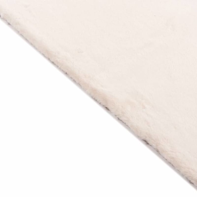 Fay Soft Creamy 12 - zacht hoogpolig vloerkleed in roomwit