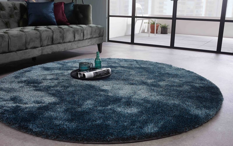 Ross 32 - Rond hoogpolig vloerkleed