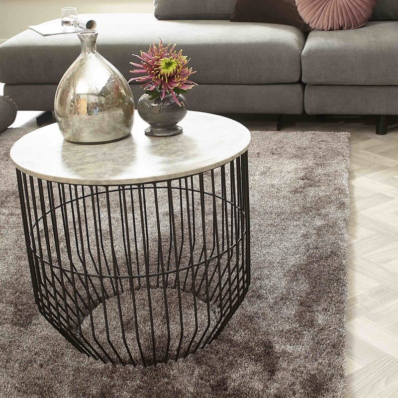Reef 15 - Hoogpolig vloerkleed in het Grey Brown