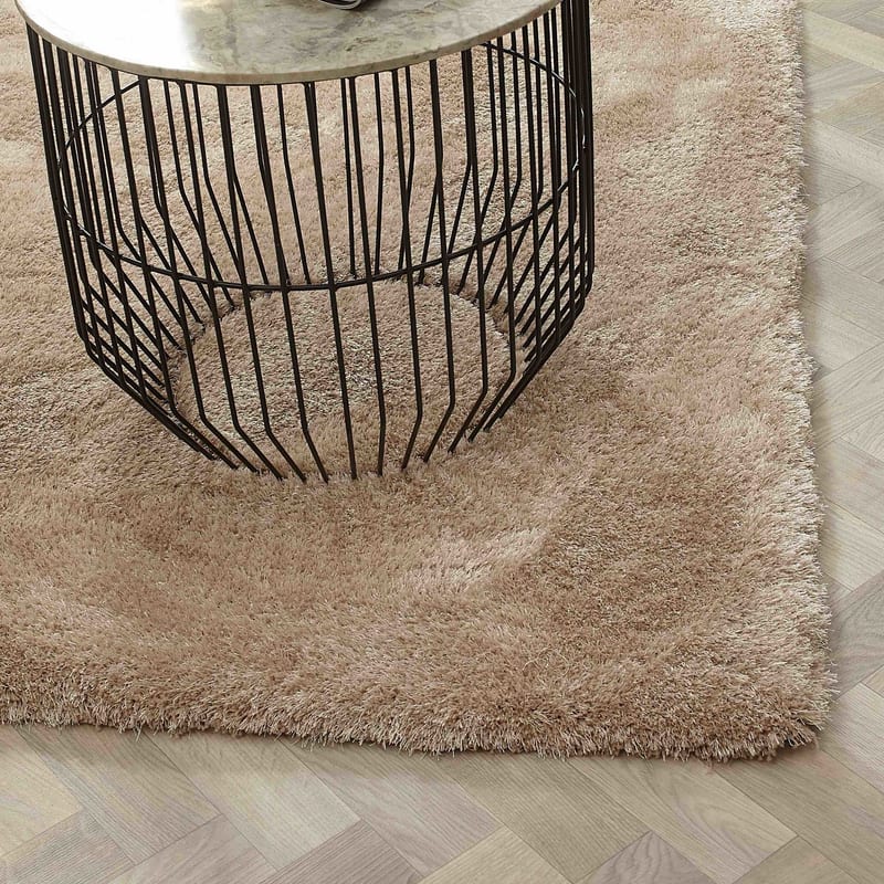 Ross 13 - Prachtig hoogpolig vloerkleed in beige/bruine kleursamenstelling
