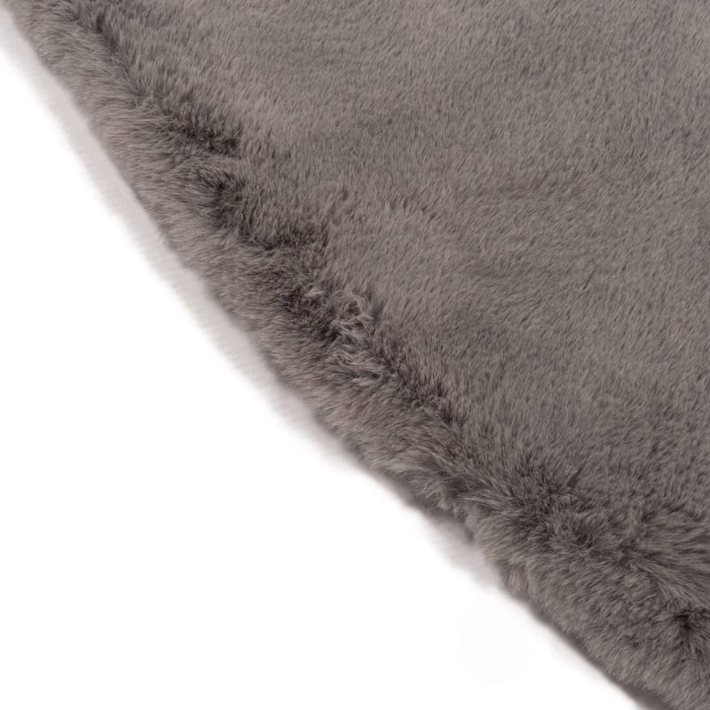 Fay Soft Dark Grey 23 - Rond vloerkleed zacht