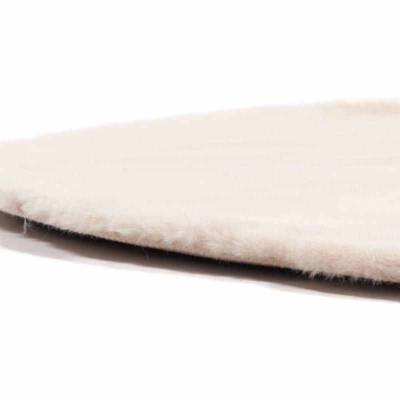 Fay Soft Cream 12 - Rond vloerkleed zacht créme/beige