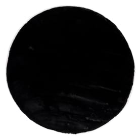Floorpassion Fay Soft Black 25 - Rond vloerkleed zacht Floorpassion Fay Soft Black 25 - Rond vloerkleed zacht