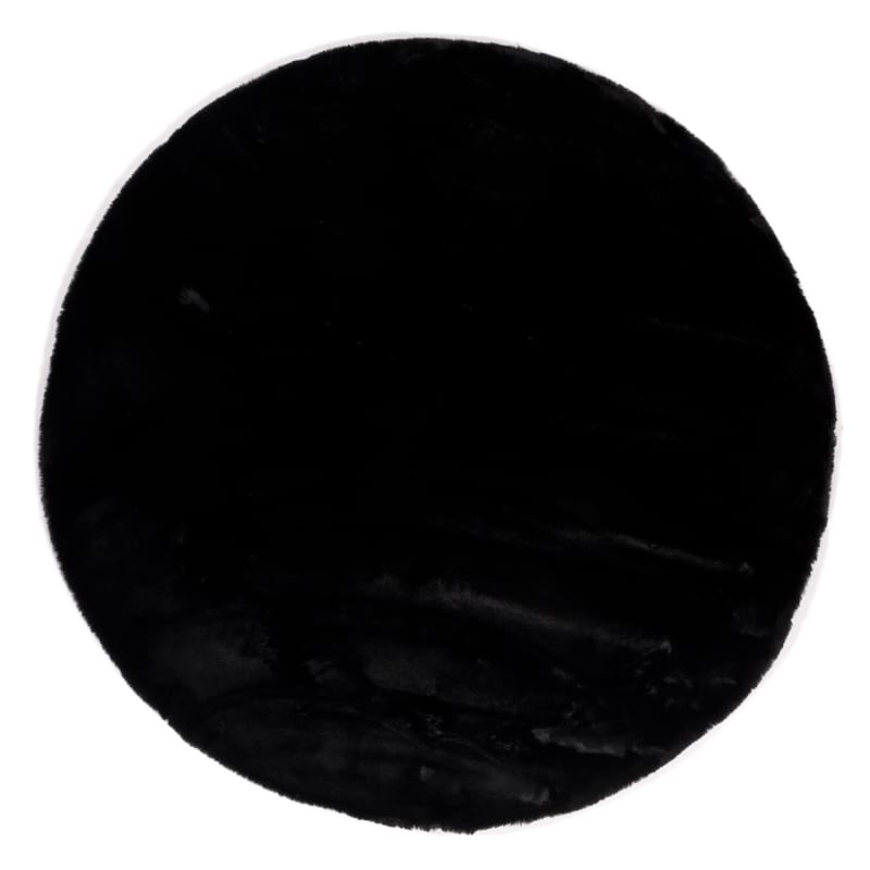 Fay Soft Black 25 - Rond vloerkleed