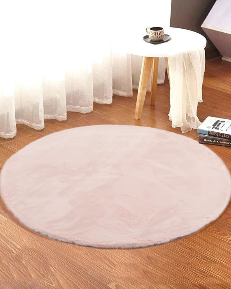 Floorpassion Fay Soft Pink 43 - Rond vloerkleed 