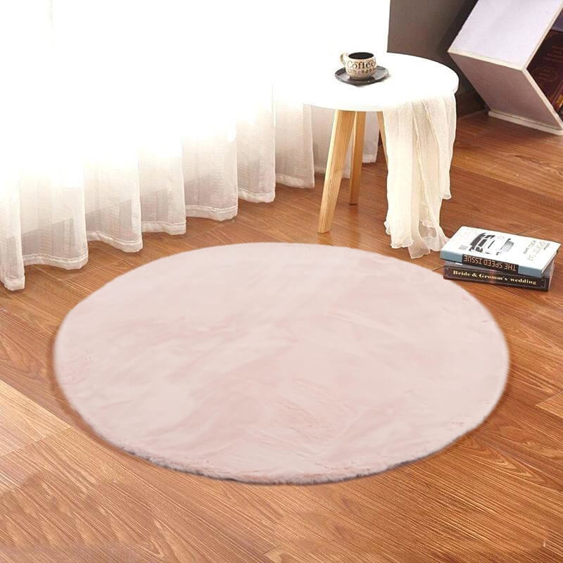 Fay Soft Pink 43 - Rond vloerkleed roze