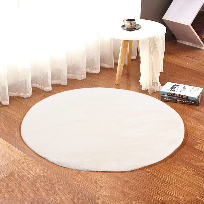 Fay Soft White 11 - Rond vloerkleed zacht