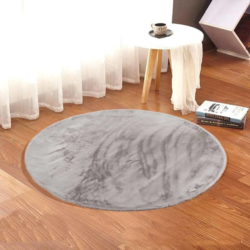 Fay Soft Grey 21 - Rond vloerkleed zacht