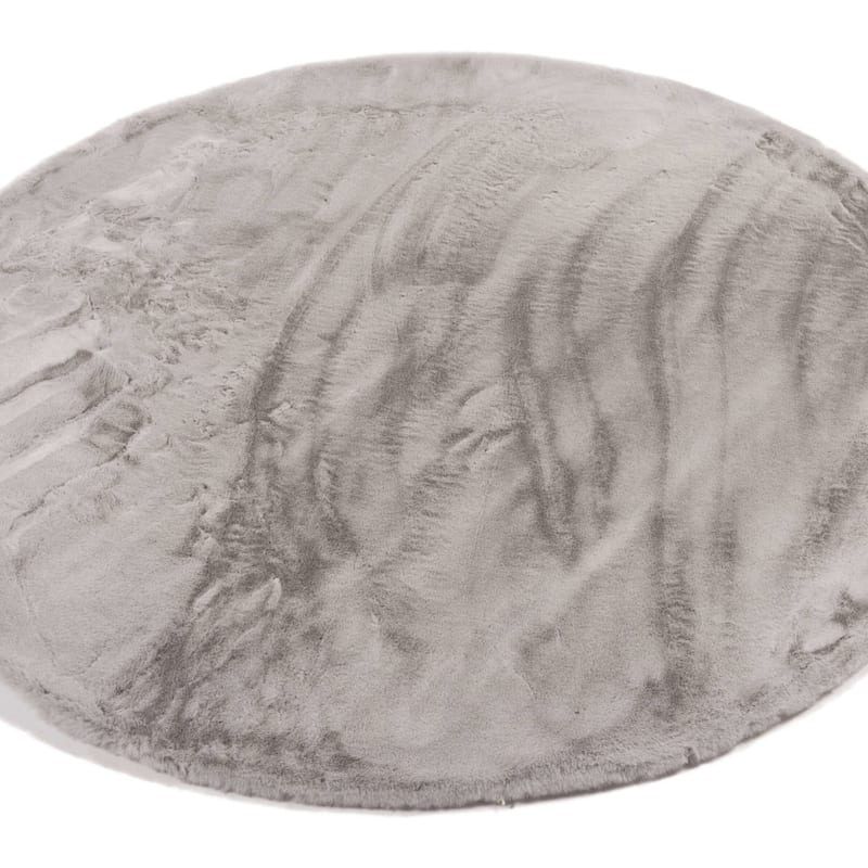Fay Soft Grey 21 - Rond vloerkleed zacht