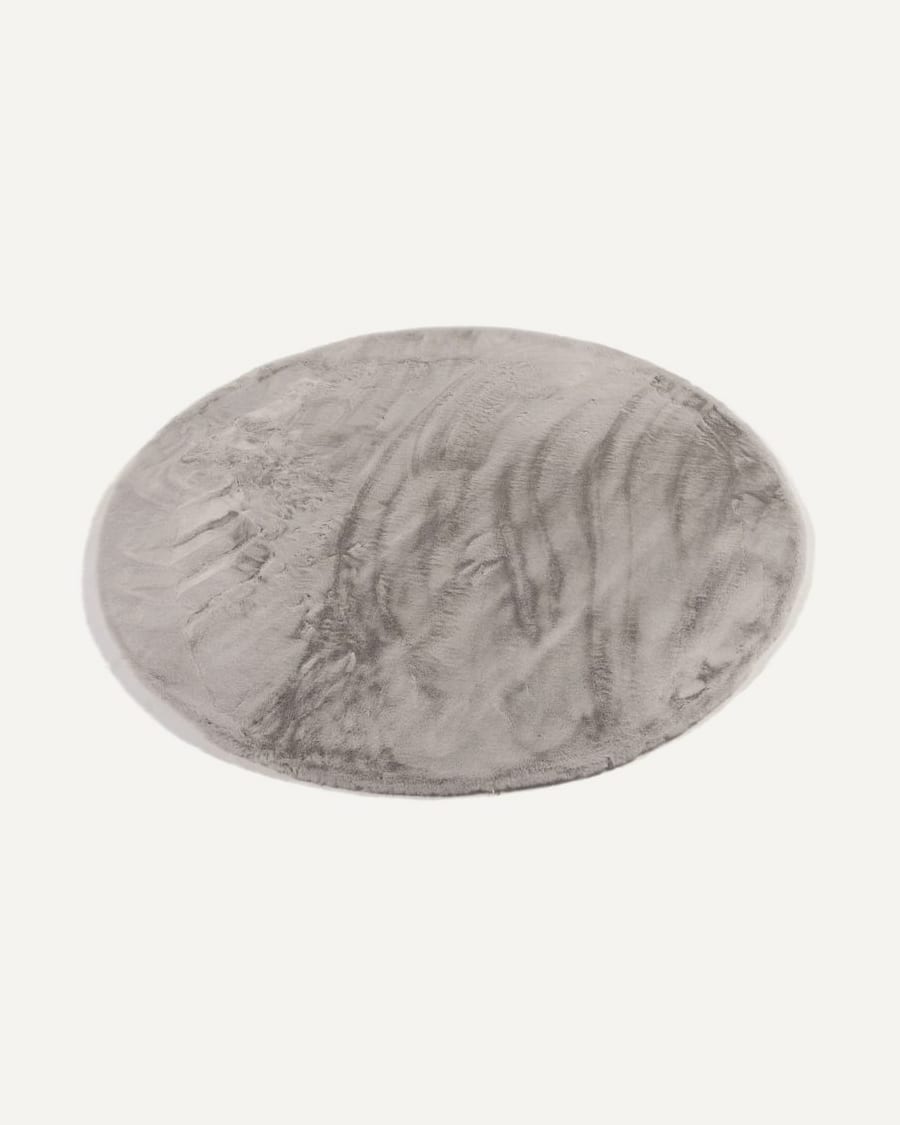 Fay Soft Grey 21 - Rond vloerkleed zacht