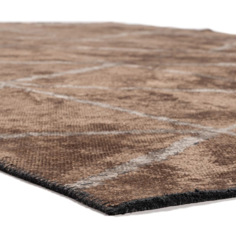 Velours vintage vloerkleed - Radisson 18 - Beige bruin