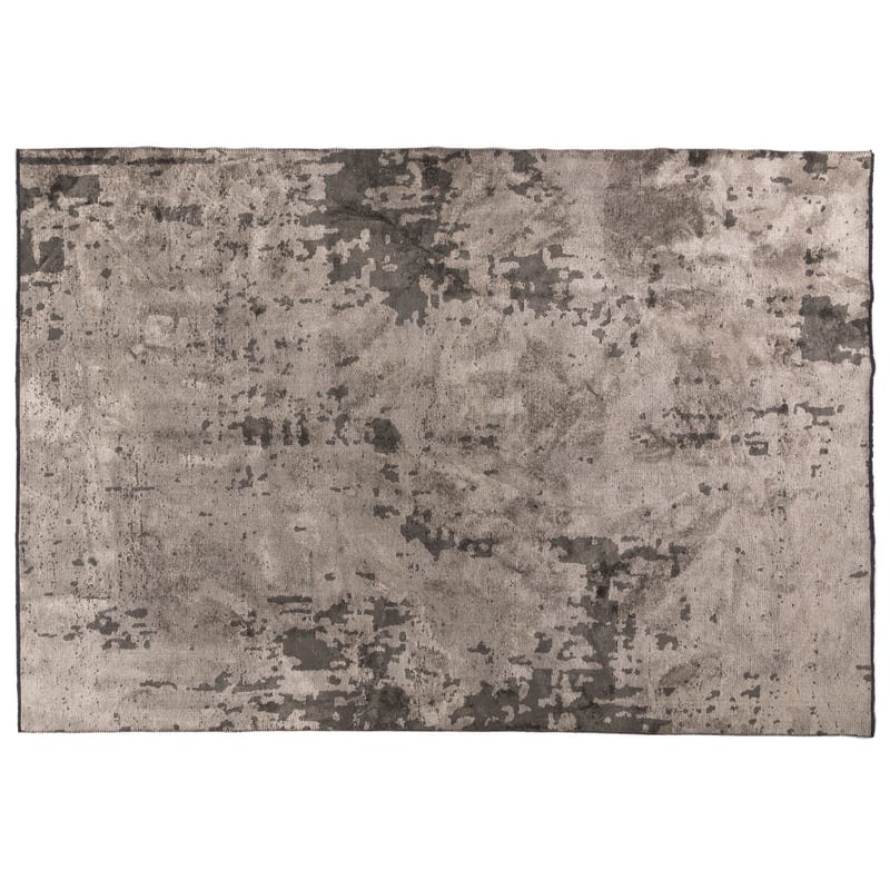Velours vintage vloerkleed - Rafael 23 in natuurlijk grijs / taupe
