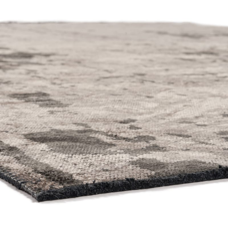 Velours vintage vloerkleed - Rafael 23 in natuurlijk grijs / taupe
