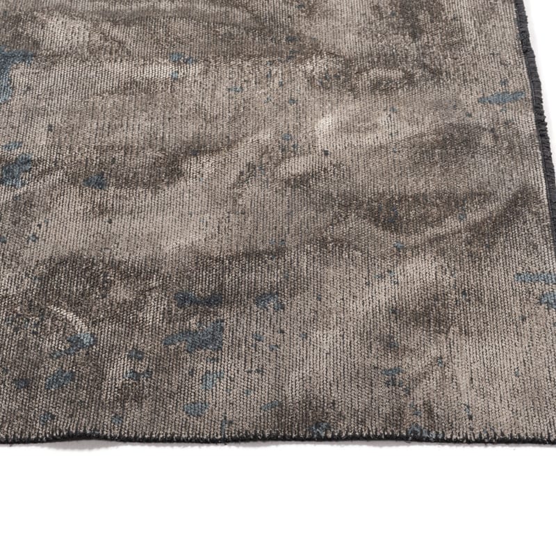 Velours vintage vloerkleed - Rousseau 36 - Donkerblauw