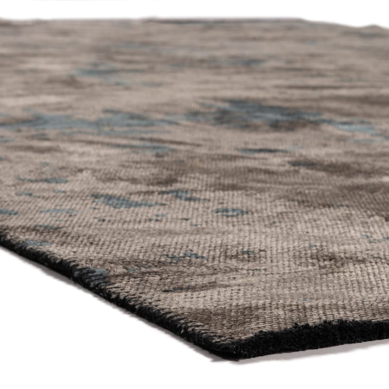 Velours vintage vloerkleed - Rousseau 36 - Donkerblauw