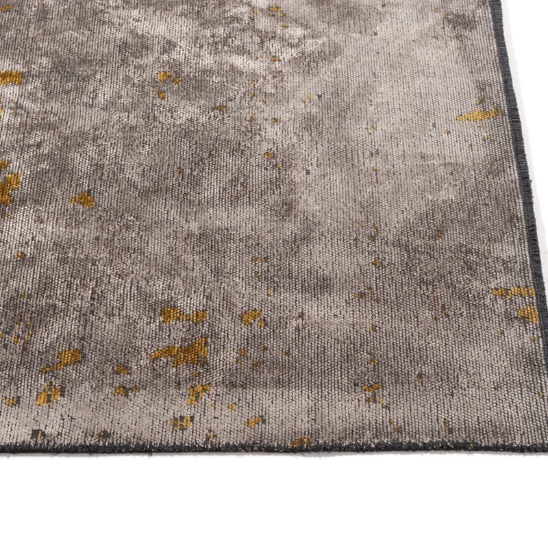 Velours vintage vloerkleed - Rousseau 62 - Okergeel