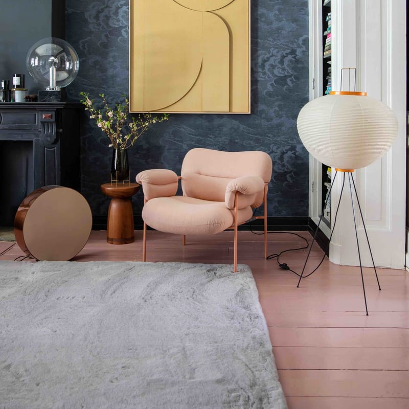Hampton Mauve Grey 13 - Premium zacht hoogpolig vloerkleed