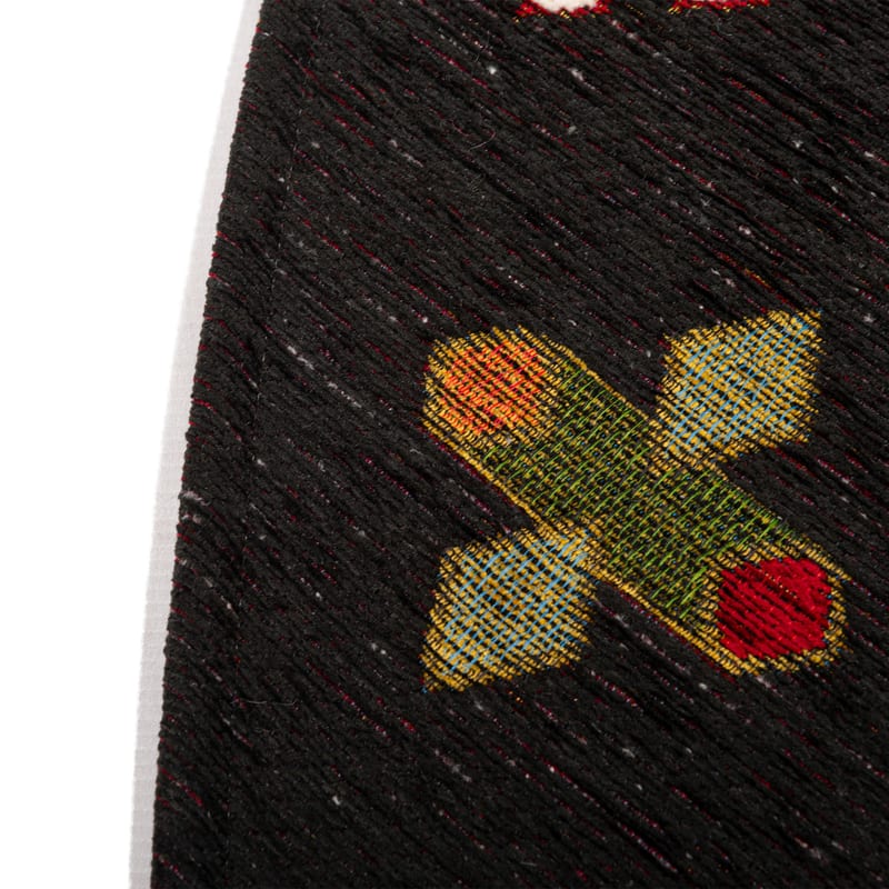 Bolivian Etis Black 25 - Rond Vloerkleed Floorpassion X Fred