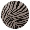 Fred van Leer Rond vloerkleed Serengeti Zebra - Floorpassion X Fred Fred van Leer Rond vloerkleed Serengeti Zebra - Floorpassion X Fred